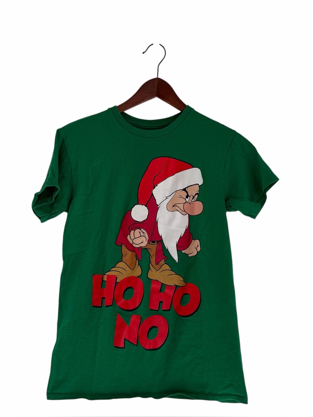 Disney Holiday Santa Grumpy Holiday T-Shirt Size S
